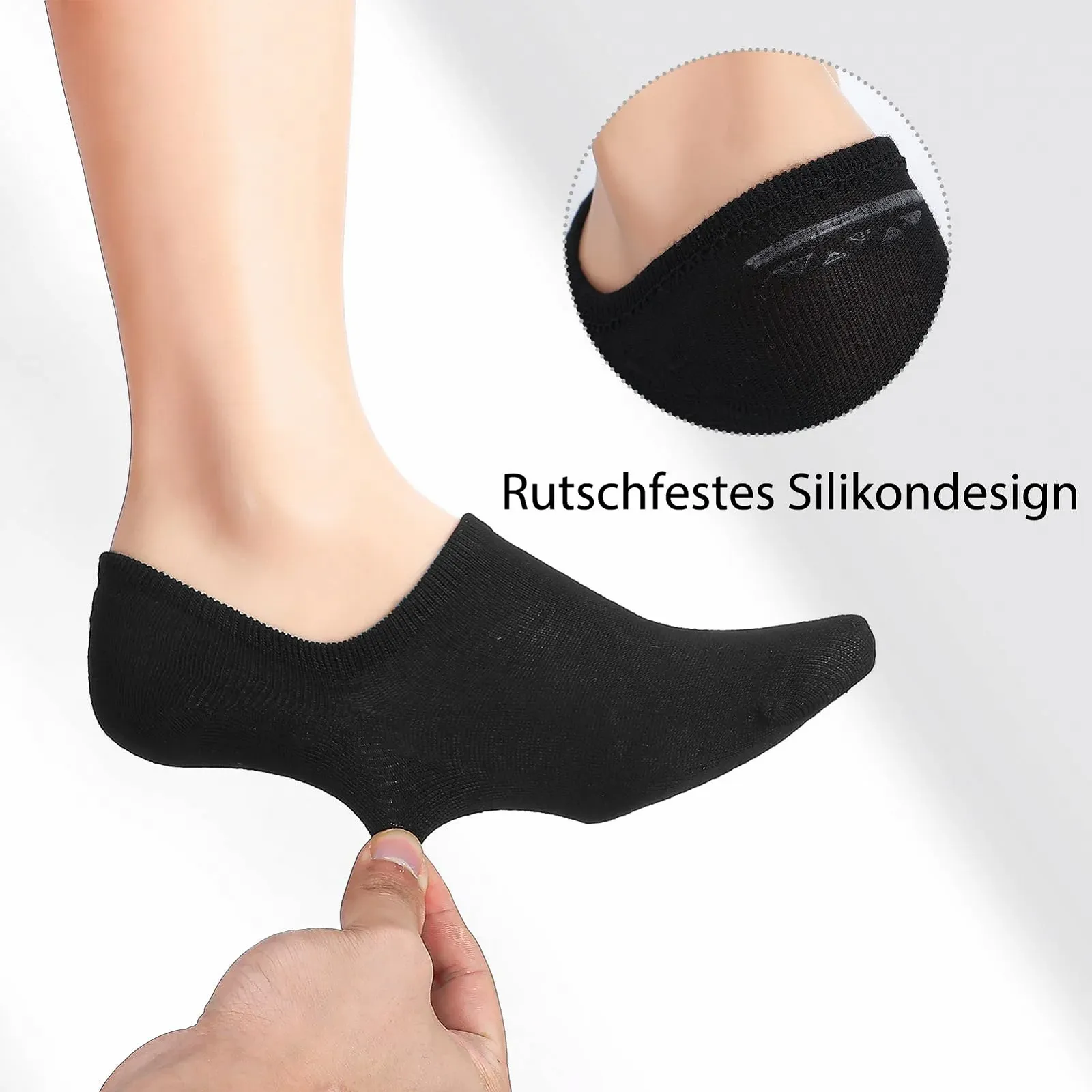 Шкарпетки-слідки 35-39 Невидимі (10 пар), фото №5