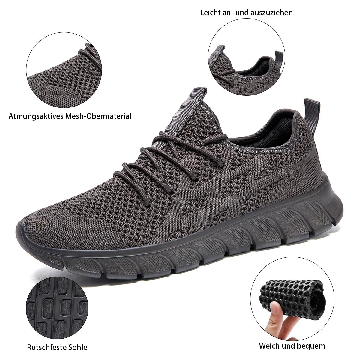 Кросівки VGPSFN Спортивні Чоловічі Чорний, фото №2 Кросівки VGPSFN Спортивні Чоловічі Чорний, фото №2