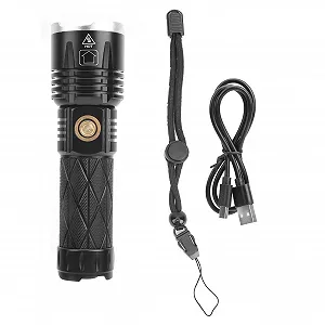 Фонарь Type C перезаряжаемый XHP90 Диммируемый Многофункциональный ручной Tramp Легкий 1800лм для кемпинга аварийный алюминиевый сплав уличный 16 см - Фото 1