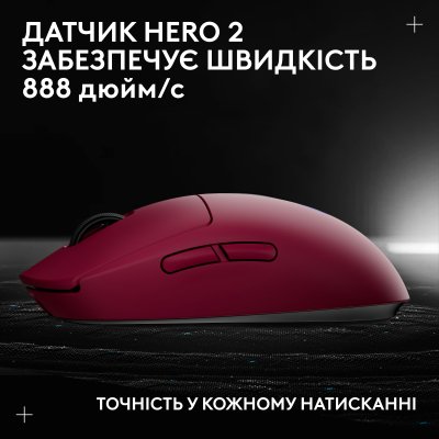 Мышка Logitech G Pro 2 Lightspeed Wireless Magenta (910-007309), фото №10