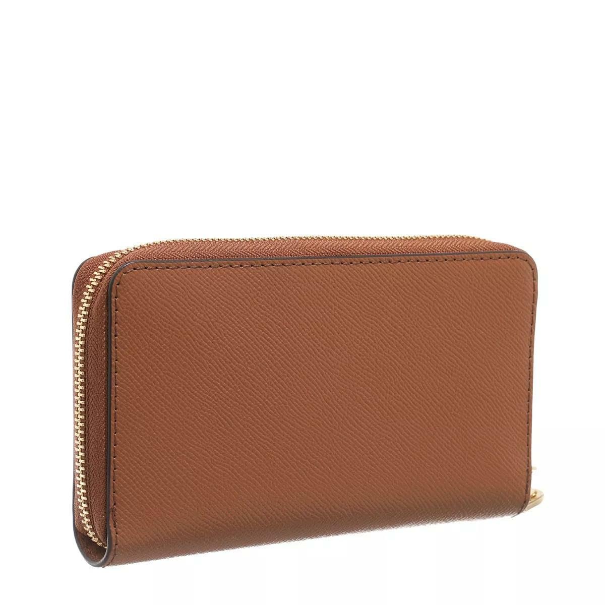 Кошелек-клатч Michael Kors Large Smartphone Cross Grain Leather Luggage, 17.8 x 10.2 x 2.5 см, фото №3