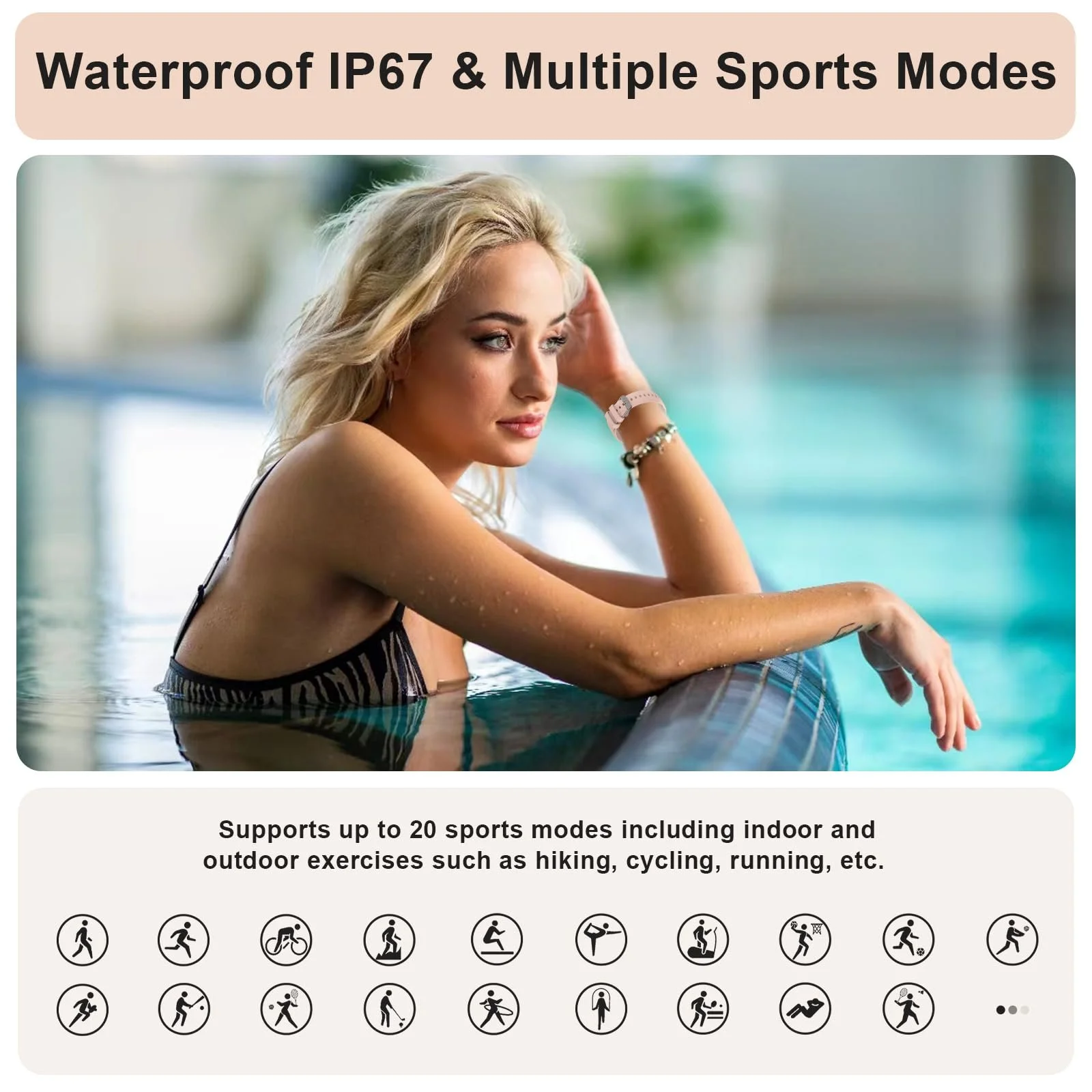 Смарт-часы HXQHSTBG для мужчин и женщин, фитнес-трекер с функцией телефона, 1,8-дюймовые HD-смарт-часы, IP67 водонепроницаемые, измерение кислорода в крови, 100+ спортивных режимов, трекер активности для Android/iOS, фото №3 Смарт-часы HXQHSTBG для мужчин и женщин, фитнес-трекер с функцией телефона, 1,8-дюймовые HD-смарт-часы, IP67 водонепроницаемые, измерение кислорода в крови, 100+ спортивных режимов, трекер активности для Android/iOS, фото №3