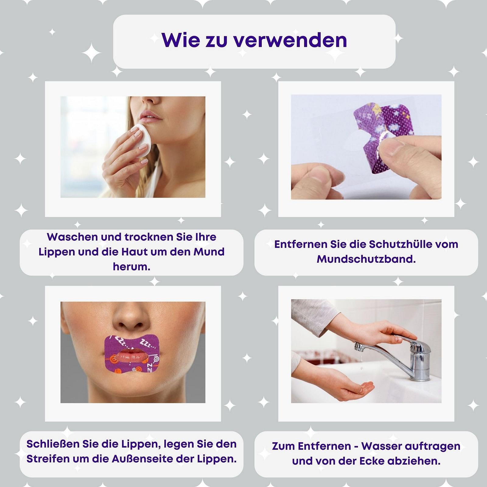 Полоски для рта для сна (60 шт. в упаковке) от храпа для мужчин и женщин, фото №6