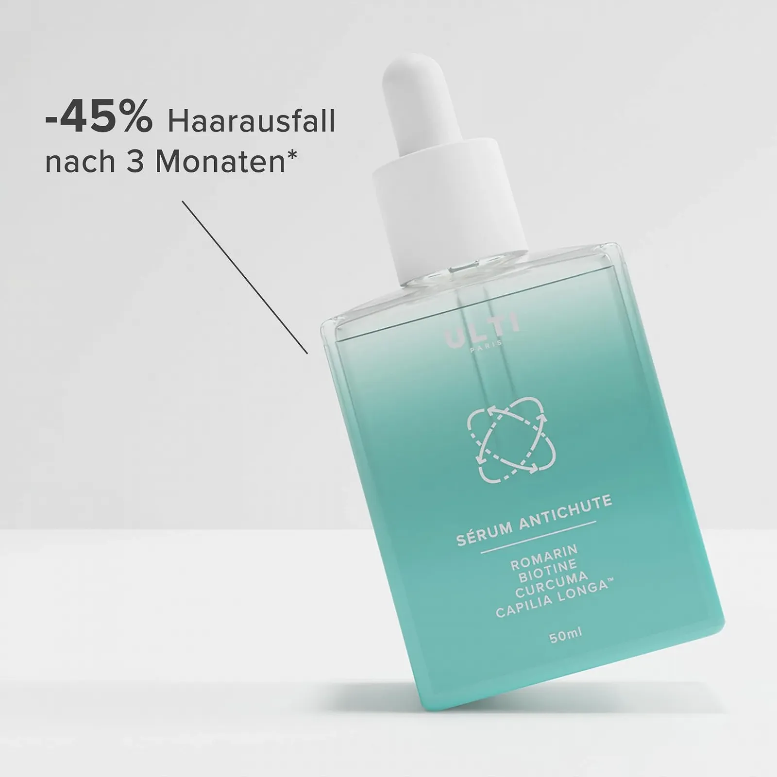 Сироватка проти випадіння волосся ULTI Paris Біотин + Розмарин + Capilia Longa Для чоловіків і жінок, фото №3 Сироватка проти випадіння волосся ULTI Paris Біотин + Розмарин + Capilia Longa Для чоловіків і жінок, фото №3