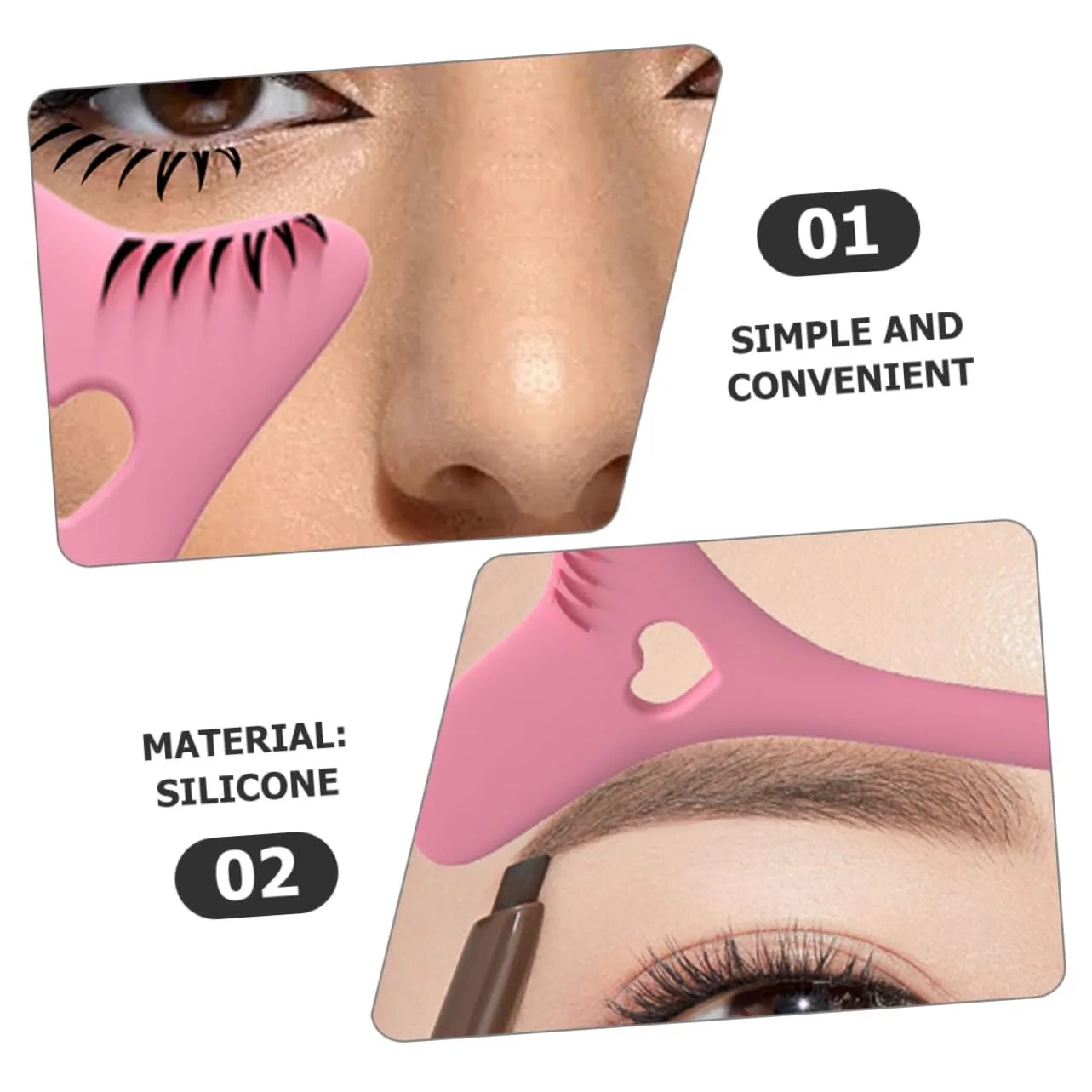 Шаблон для подводки глаз Силиконовые трафареты, фото №3