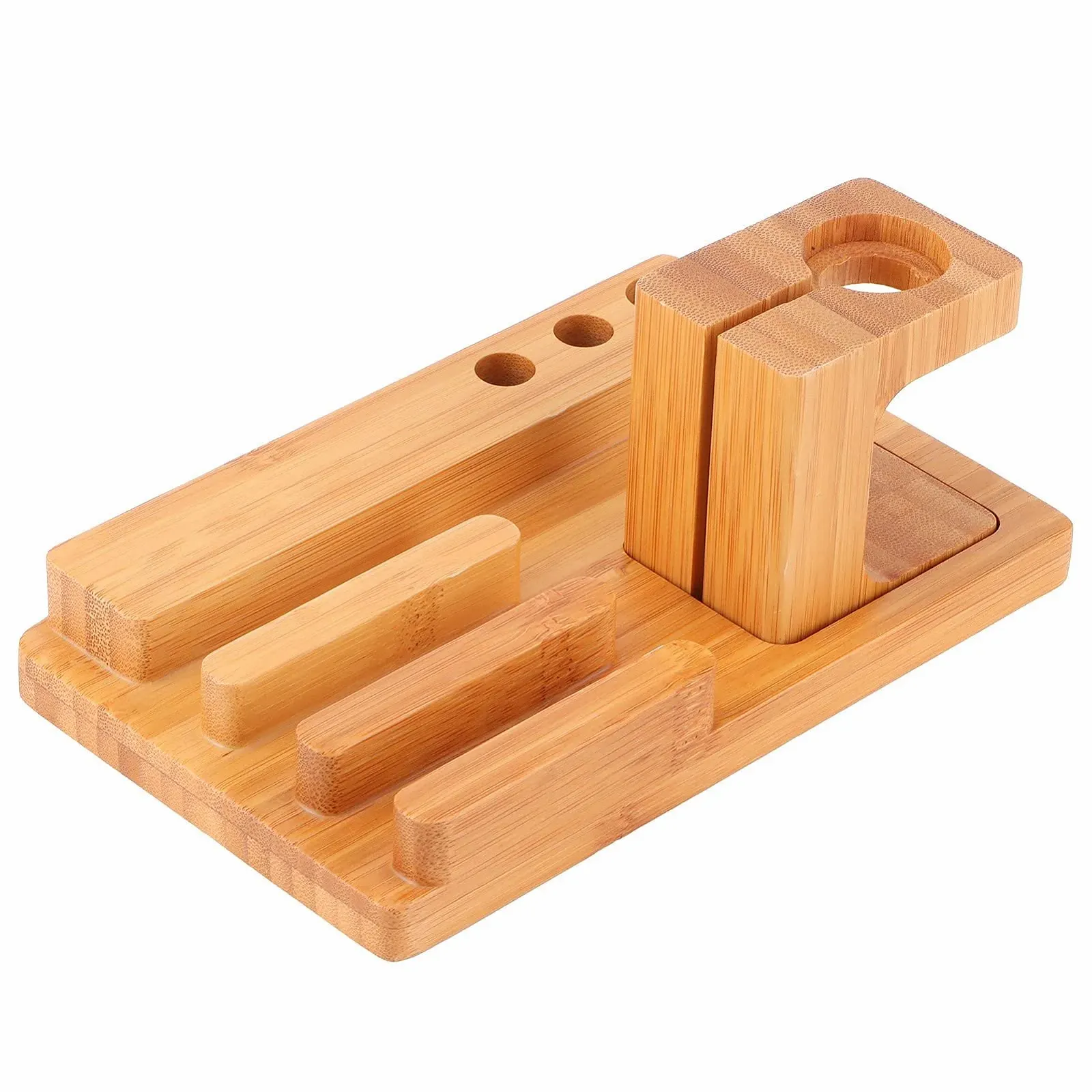 Настольный держатель для телефона для ноутбука, деревянная подставка, компактный дизайн, экономия места, фото №1