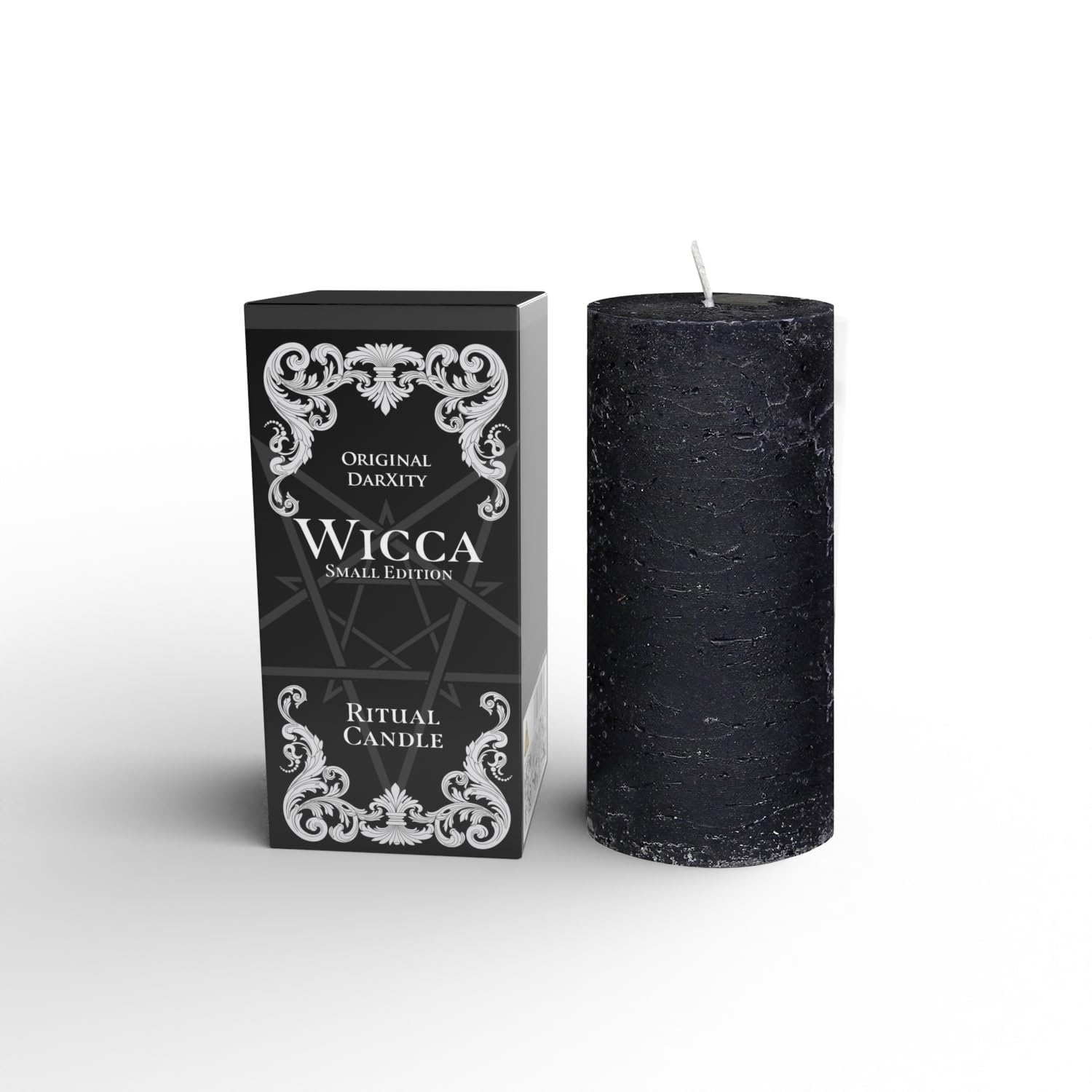 Свічка DarXity Ритуальна Чорна Стовпчик, фото №1 Свічка DarXity Ритуальна Чорна Стовпчик, фото №1