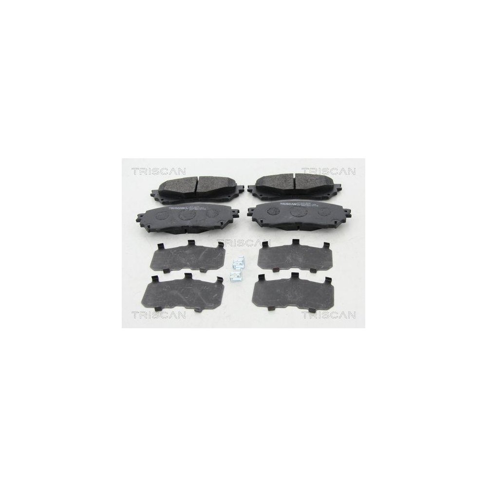 Комплект гальмівних колодок, дискове гальмо TRISCAN 8110 50188 для MAZDA Передня вісь, фото №1