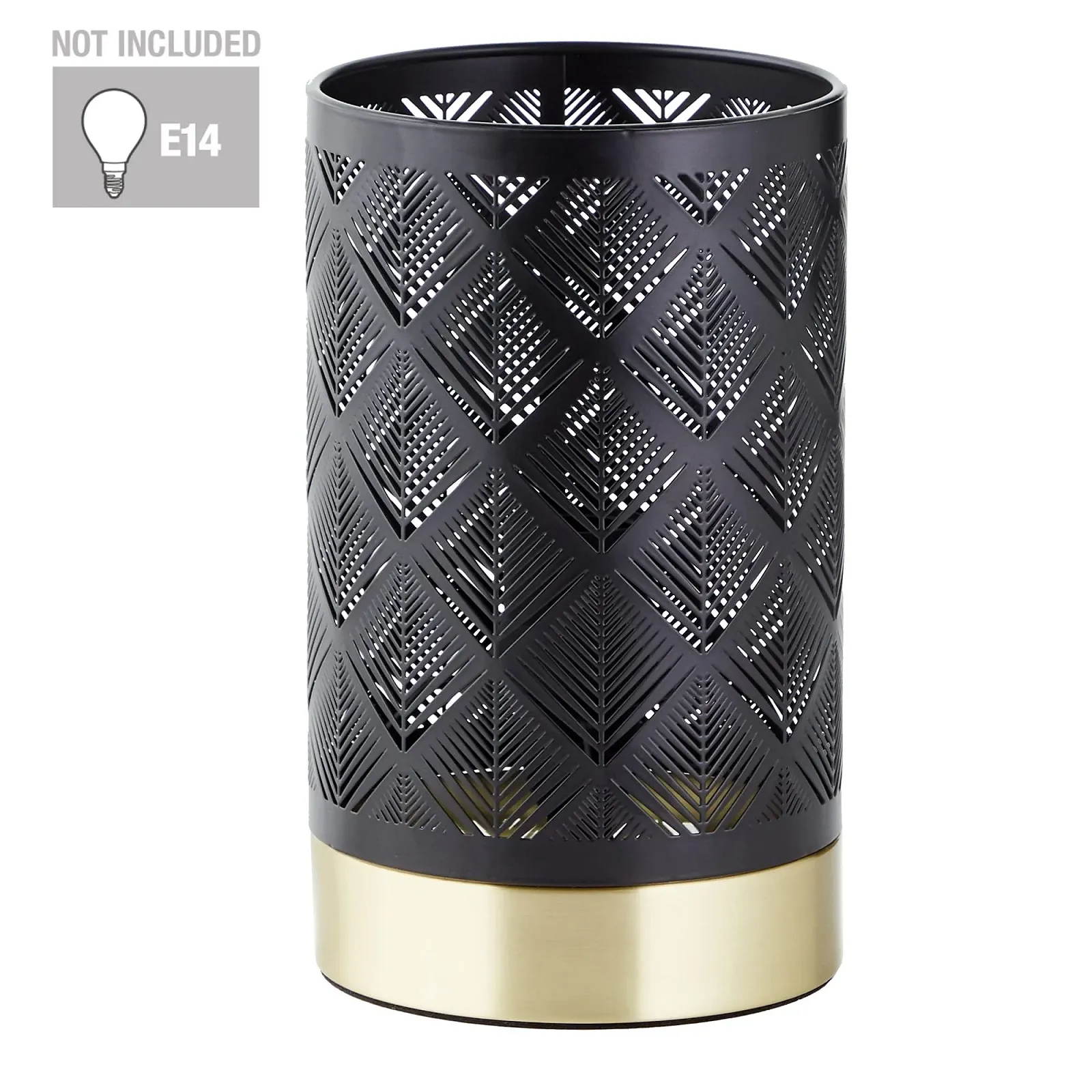 Настільна лампа INSPIRE 1 x E14 макс. 40 Ват, висота 19 см, металева, чорна, фото №4