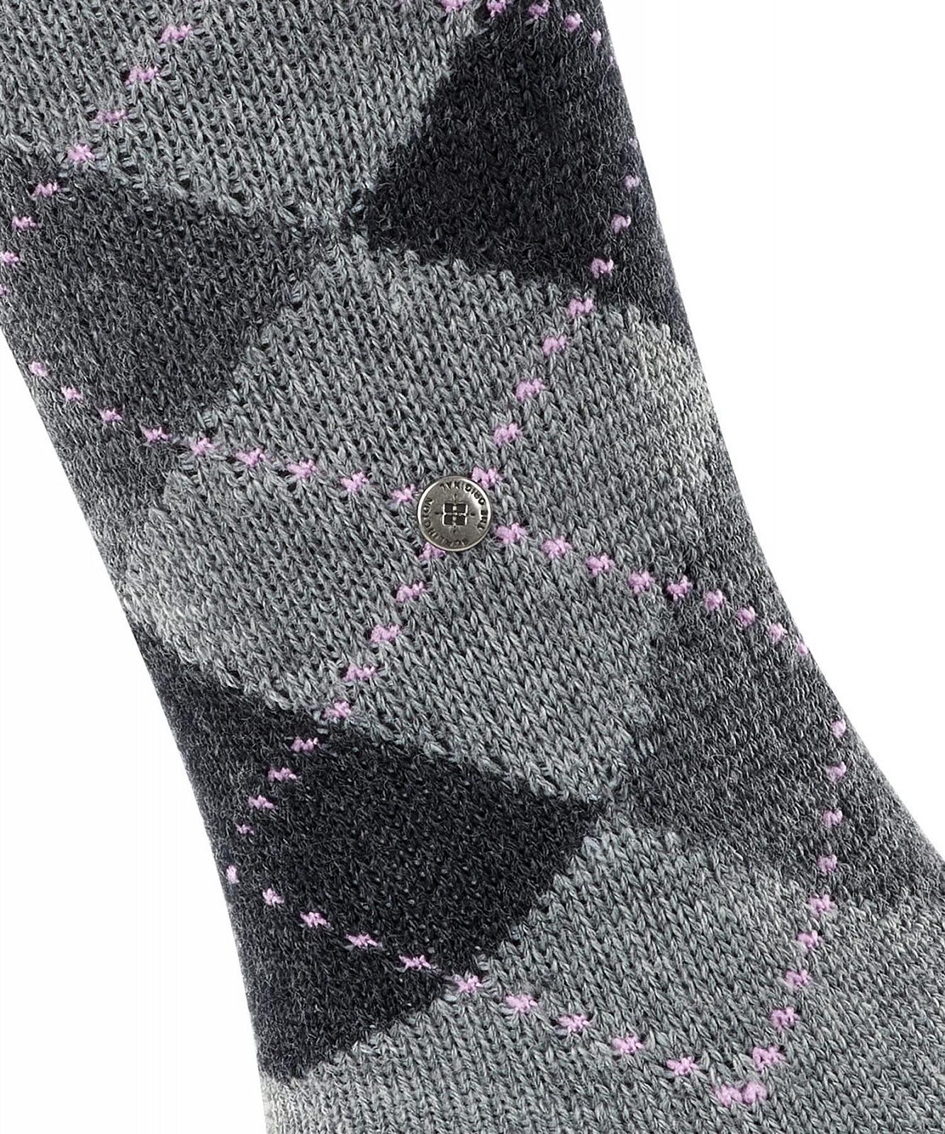 Жіночі шкарпетки до коліна Burlington Whitby М'який матеріал з ромбовидним візерунком One-SIZE-FITS-ALL, фото №4