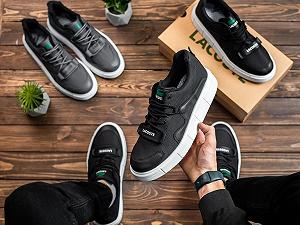 Кросівки Lacoste Street Style Black-White synthetic.ua - Фото 1