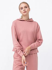 Світшот ONLCOMFY LIFE L/S HOOD SWT 15236616-Ash Rose ONLY  XS - Фото 1