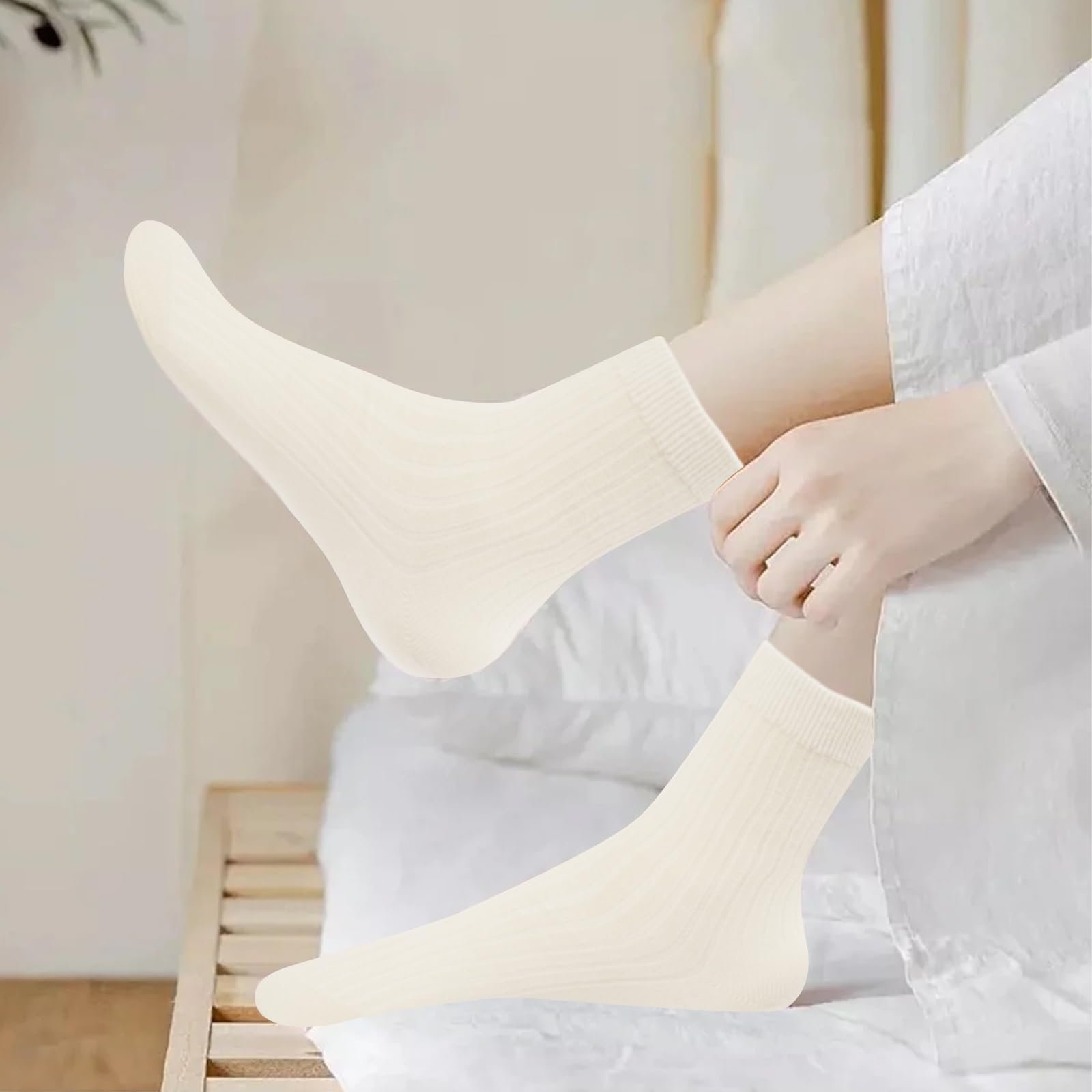 Носки Женские Bamboo, 6 пар, 32-37, Комфортные, Без Эластичной Резинки, фото №6