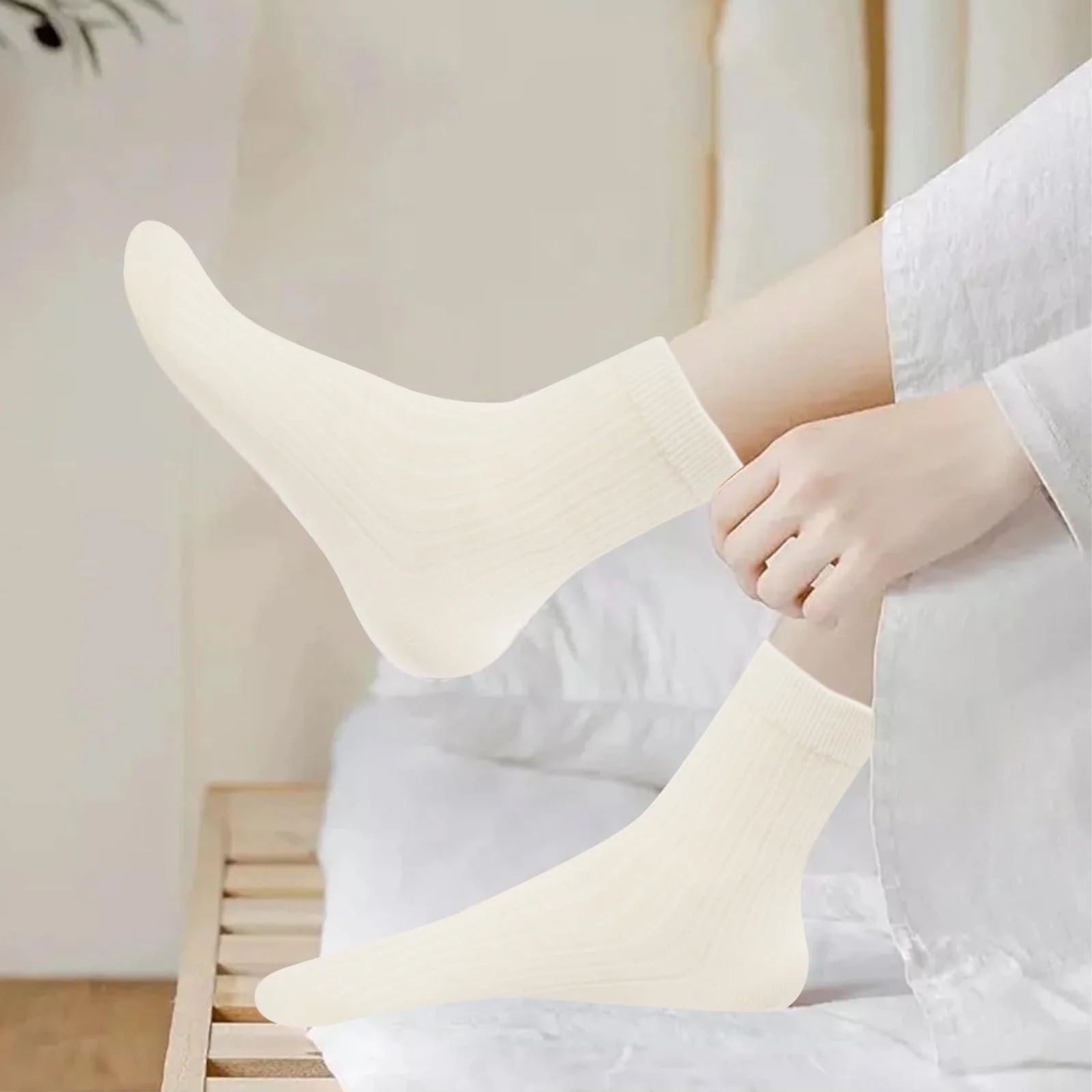 Носки Женские Bamboo, 6 пар, 32-37, Комфортные, Без Эластичной Резинки, фото №6