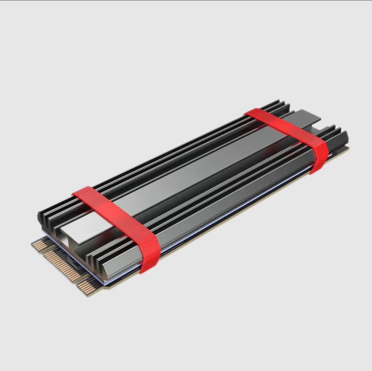 Радиатор для охлаждения SSD Teucer Slim M.2 2280 NVMe Sata для PS5 PC ноутбука, фото №2 Радиатор для охлаждения SSD Teucer Slim M.2 2280 NVMe Sata для PS5 PC ноутбука, фото №2