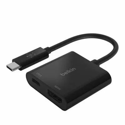 Переходник USB-C HDMI 60W PD black Belkin AVC002BTBK, фото №1