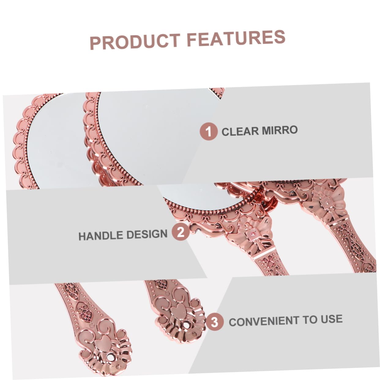 Люстерко Angoily вінтажне 4 шт., фото №5 Люстерко Angoily вінтажне 4 шт., фото №5