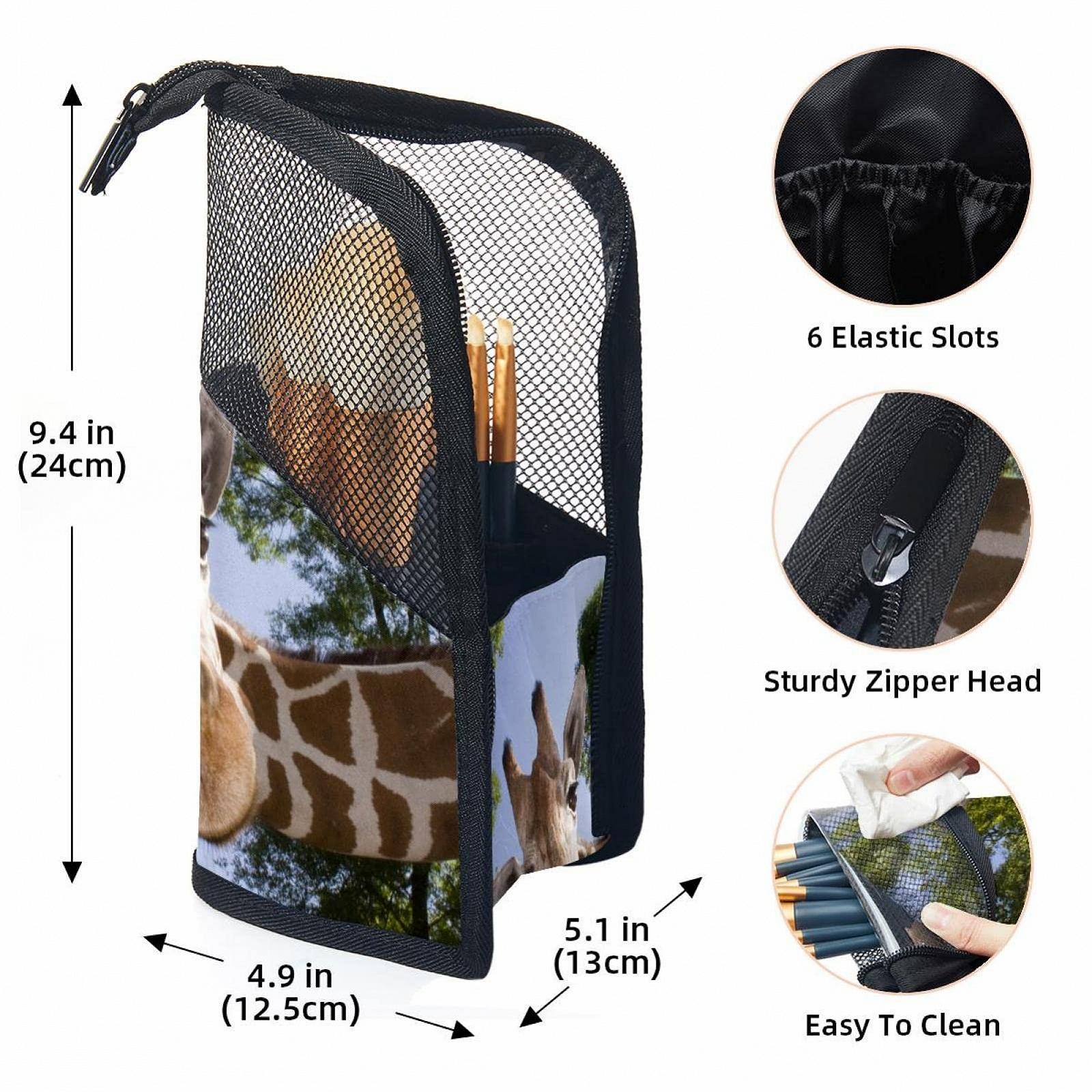 Набор кистей для макияжа с органайзером Waldtiere Lustige Giraffe, 12 штук, фото №3