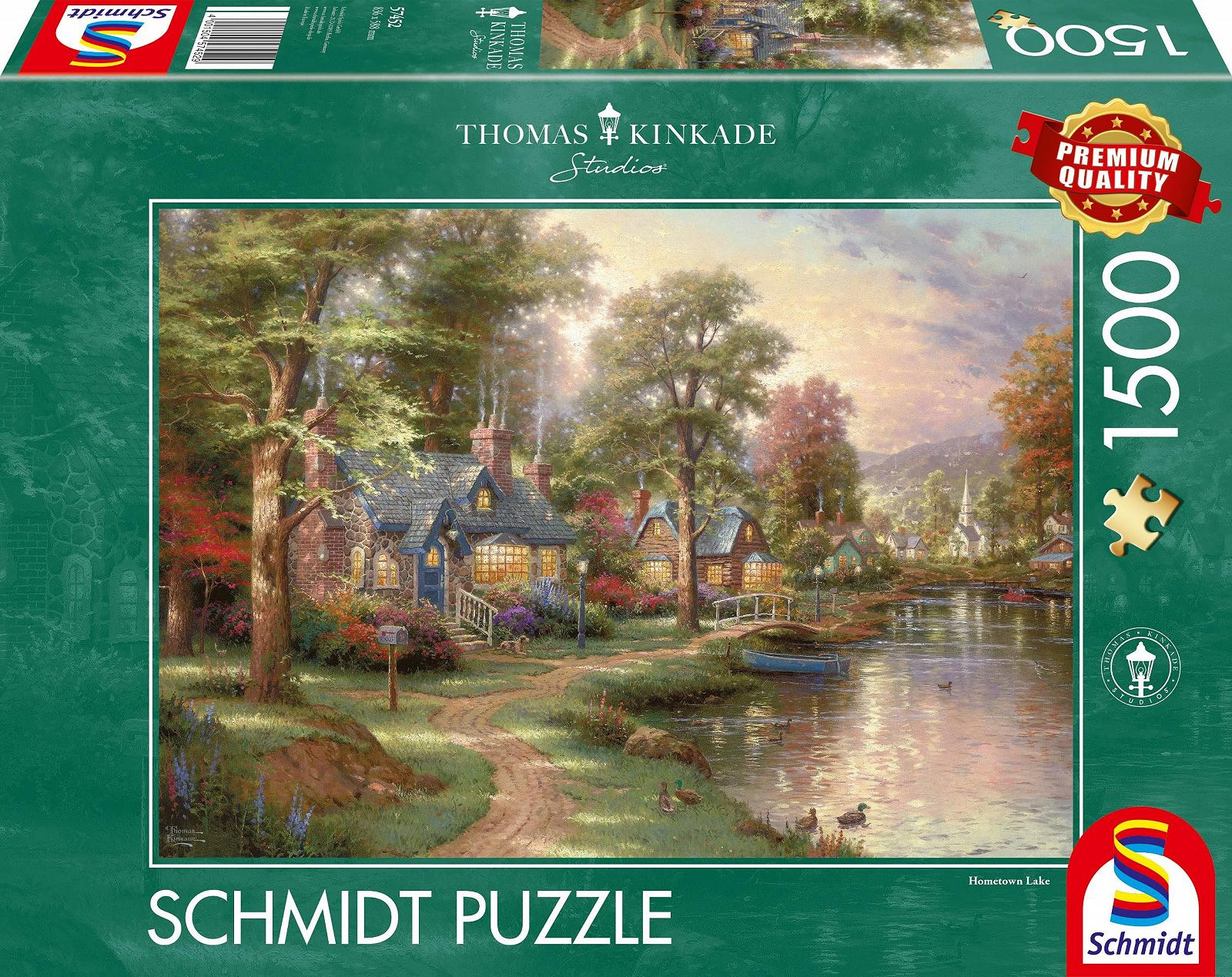 Пазл Schmidt Spiele Thomas Kinkade 57452 At the Lake 1500 элементов цветной, фото №1