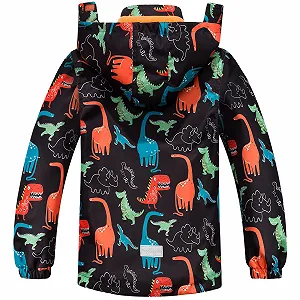 Куртка дощова Fewlby для хлопчиків з капюшоном, водонепроникна synthetic.ua - Фото 1