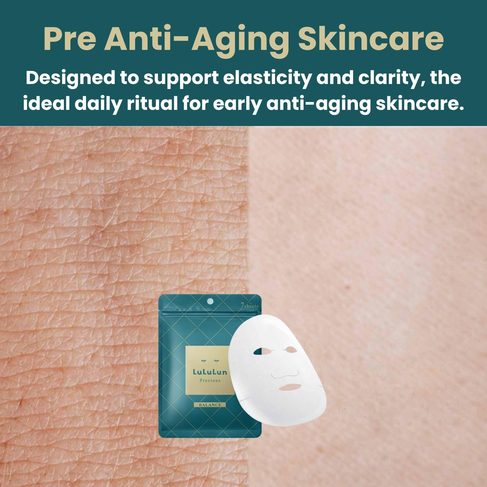 Тканинна маска Lululun Precious Balancing Зволожуюча (7 шт), фото №3