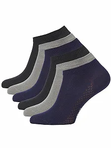 Носки Cotton Prime Trainer Мужские Женские Унисекс - 6 пар коротких спортивных носков из бамбуковой вискозы для ежедневного использования и спорта - Фото 1