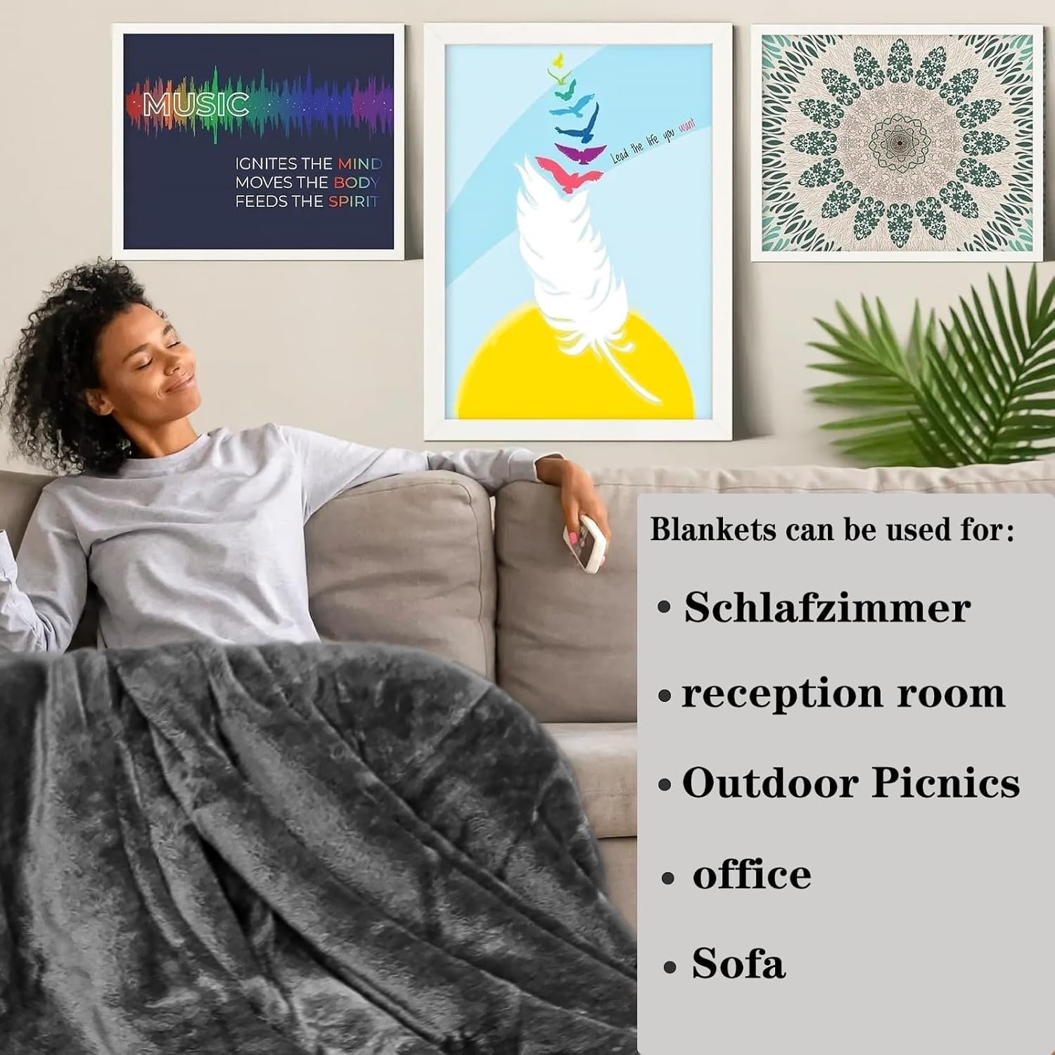 Покрывало Hengsong Мягкое 220 x 240 Серый, фото №6