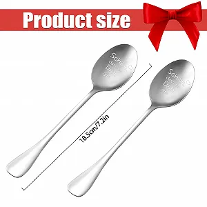 Кофейная ложка с гравировкой "Sch"n, Dass Es Dich Gibt, подарок на День святого Валентина, персонализированный подарок, нержавеющая сталь synthetic.ua - Фото 1