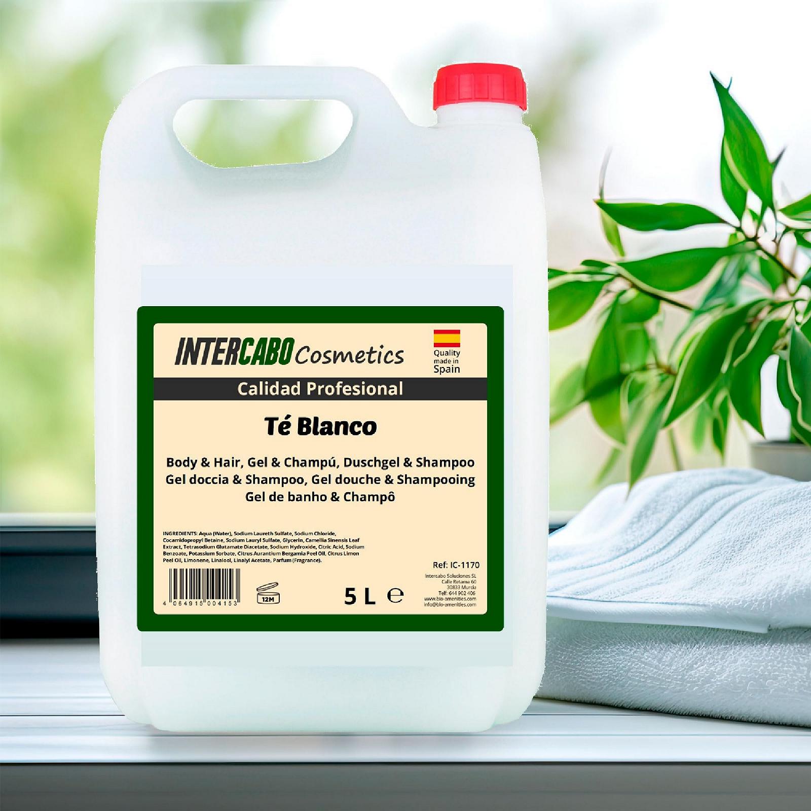 Гель для душу та шампунь 2-in-1 Cosmétics White Tea 5 л, фото №6