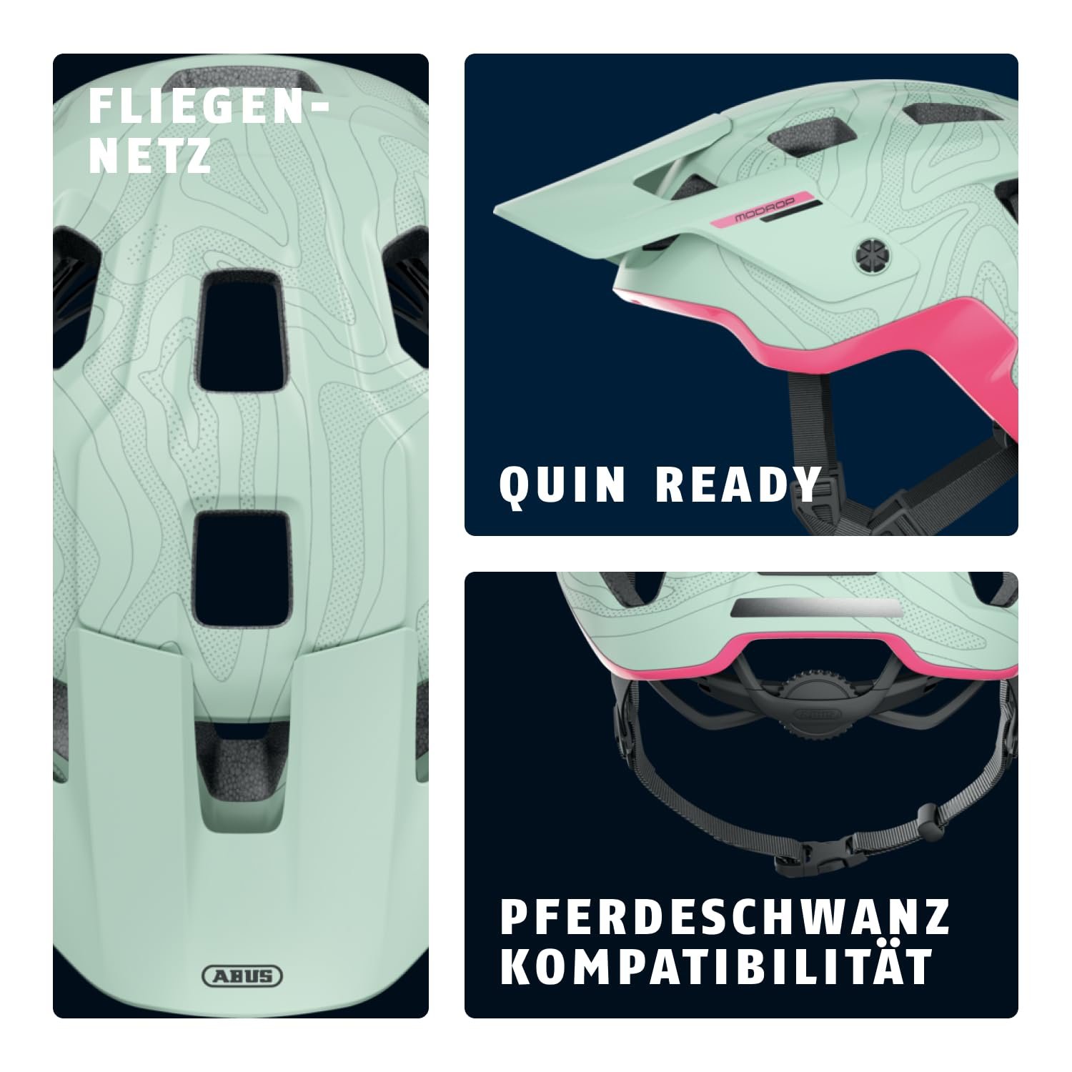 Шлем ABUS MoDrop MTB, для горных велосипедов, прочный, с хорошей вентиляцией, индивидуальная посадка, унисекс, фото №3