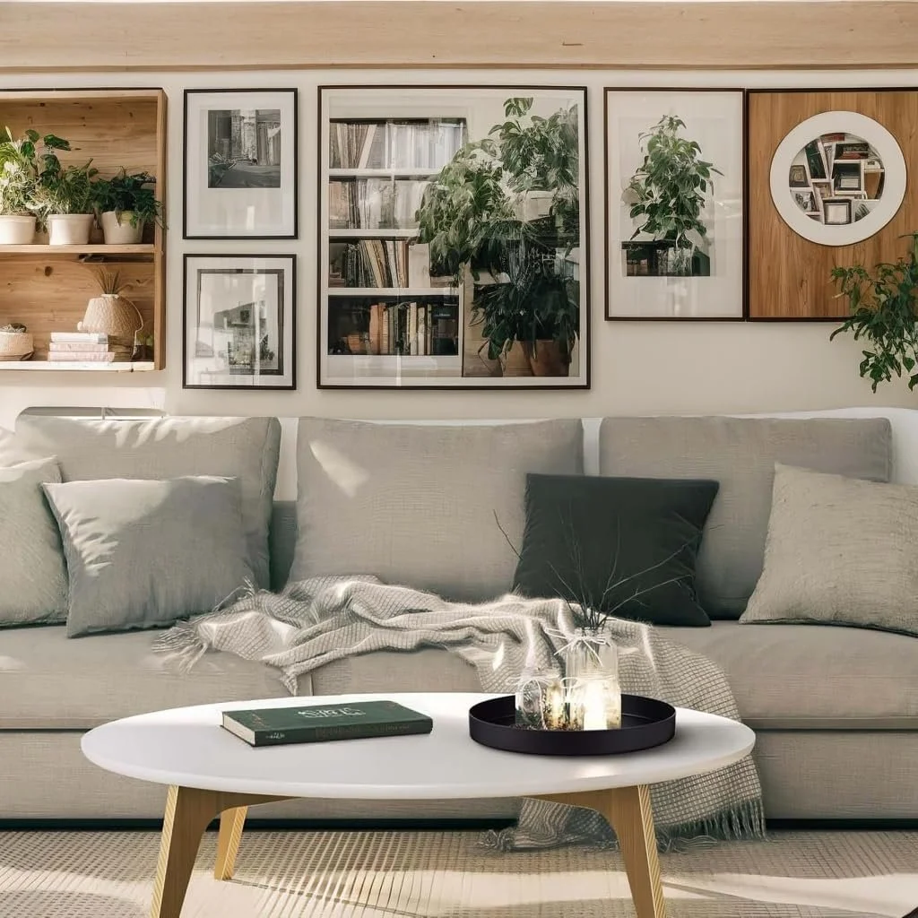 Декоративний піднос Decorative Tray Round Залізо 30 см Чорний, фото №7 Декоративний піднос Decorative Tray Round Залізо 30 см Чорний, фото №7