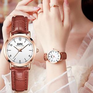 Жіночий Годинник Basfur Dress Fe-Montre-025-03 Коричневий synthetic.ua - Фото 1