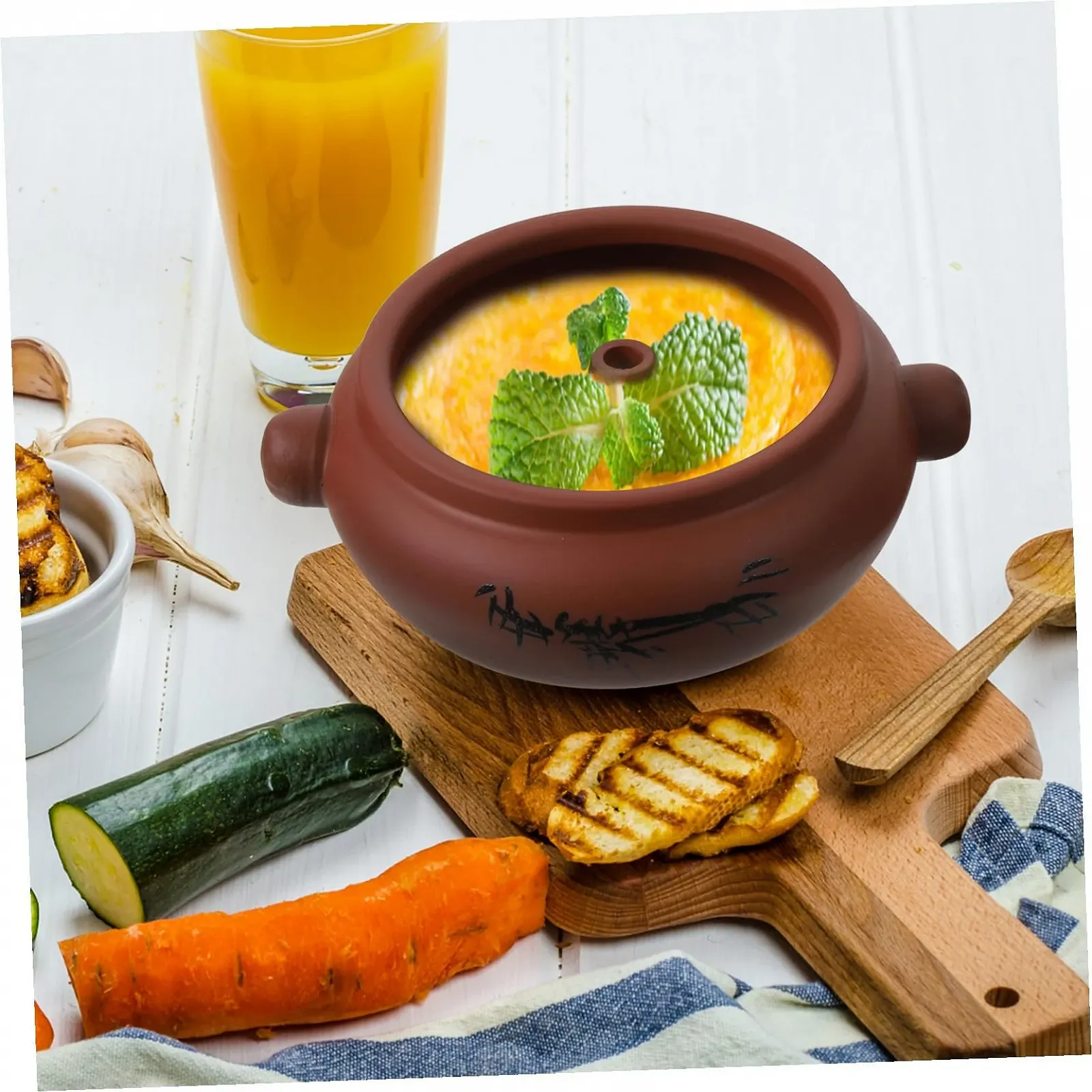 Керамічна Каструля для супів та каш з рівномірним розподілом тепла, фото №9