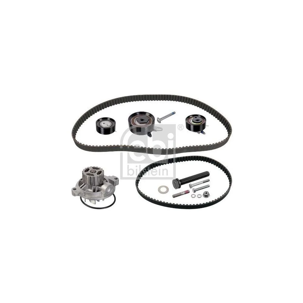 Комплект водяного насоса та ременя ГРМ FEBI BILSTEIN 45121 для VW, фото №2 Комплект водяного насоса та ременя ГРМ FEBI BILSTEIN 45121 для VW, фото №2