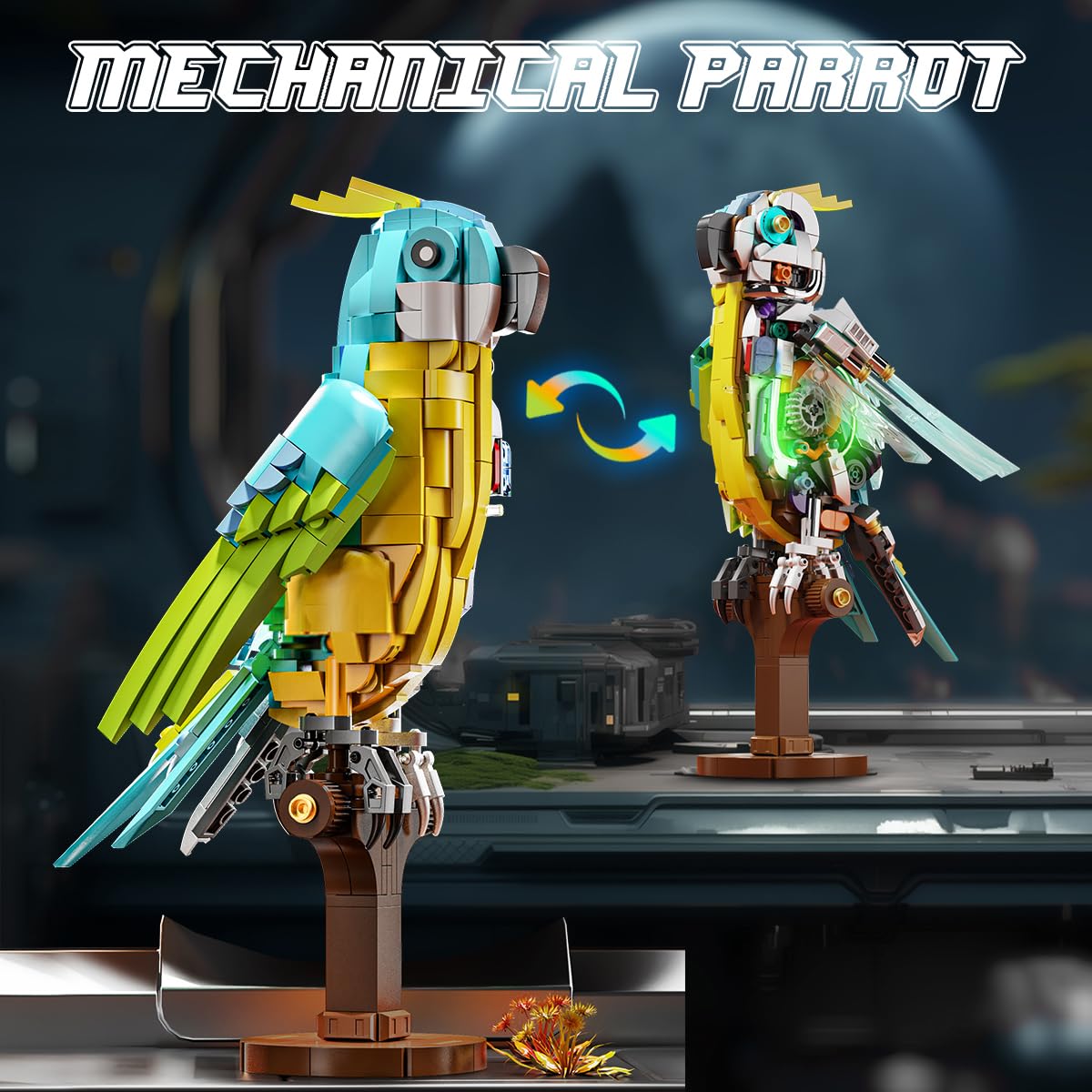 Іграшка INSOON Technik Parrot з підсвіткою 688 шт., фото №3