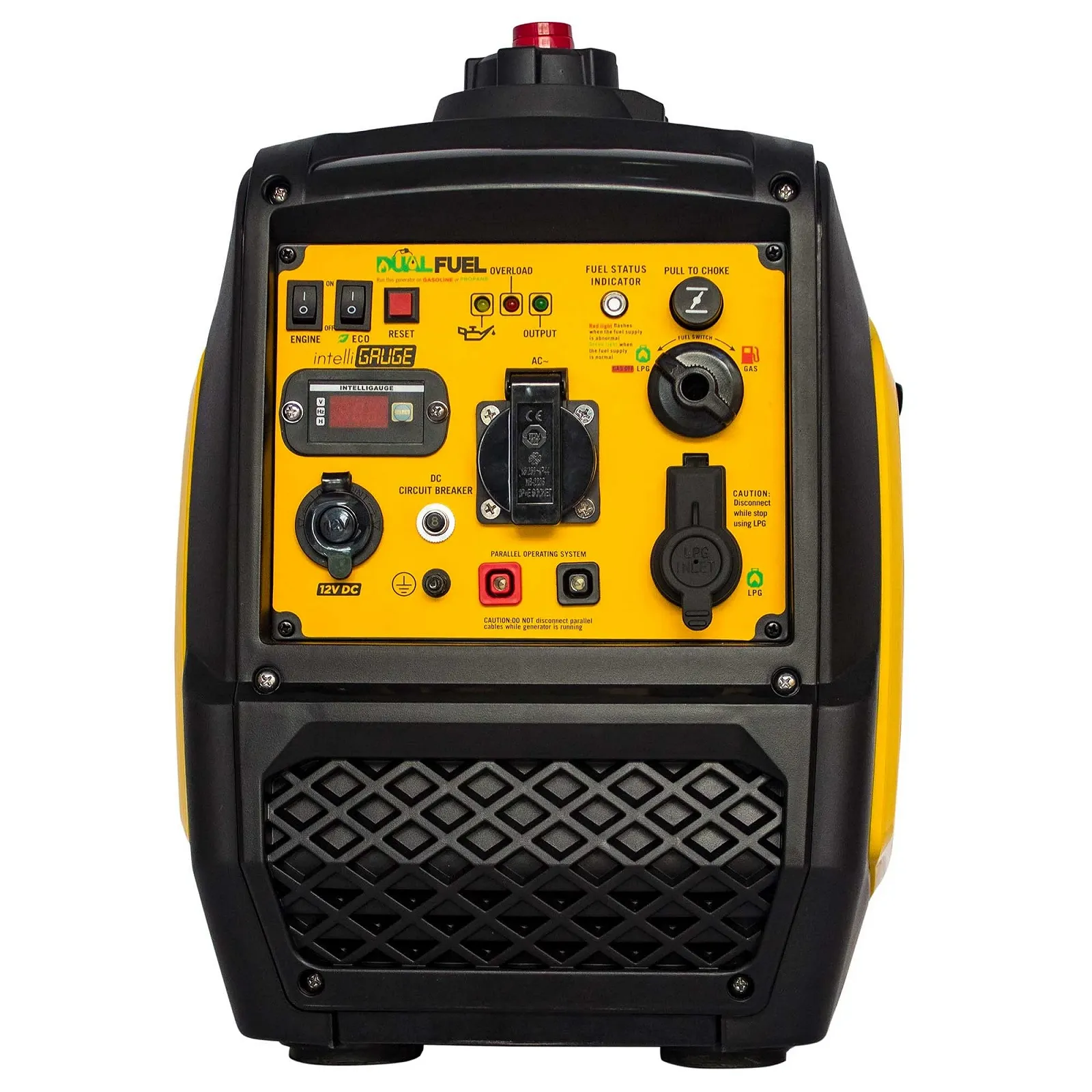 Инверторный генератор газ+бензин KOMPAK 2,3 кВт (KGG20Ei-DF) двухтопливный LPG Dual Fuel, фото №2