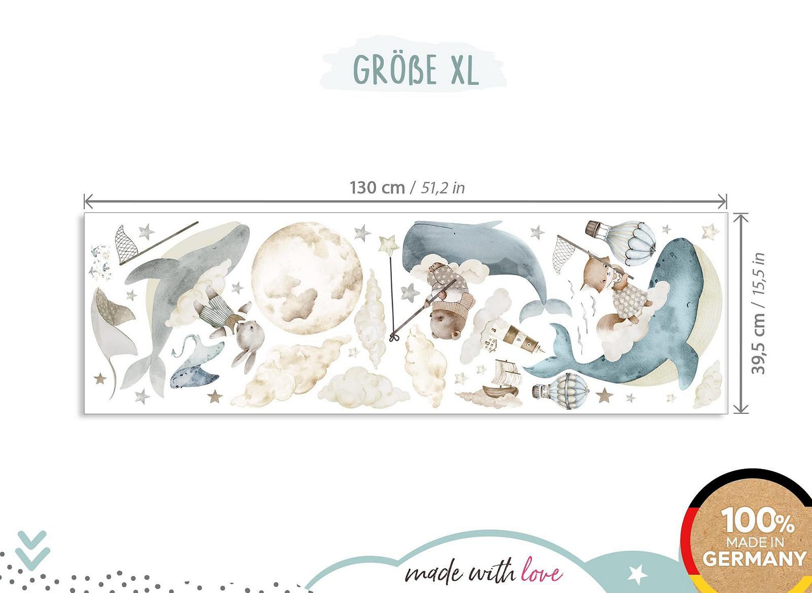 Наклейка на стену Little Deco Underwater World DL5074 XL, фото №4