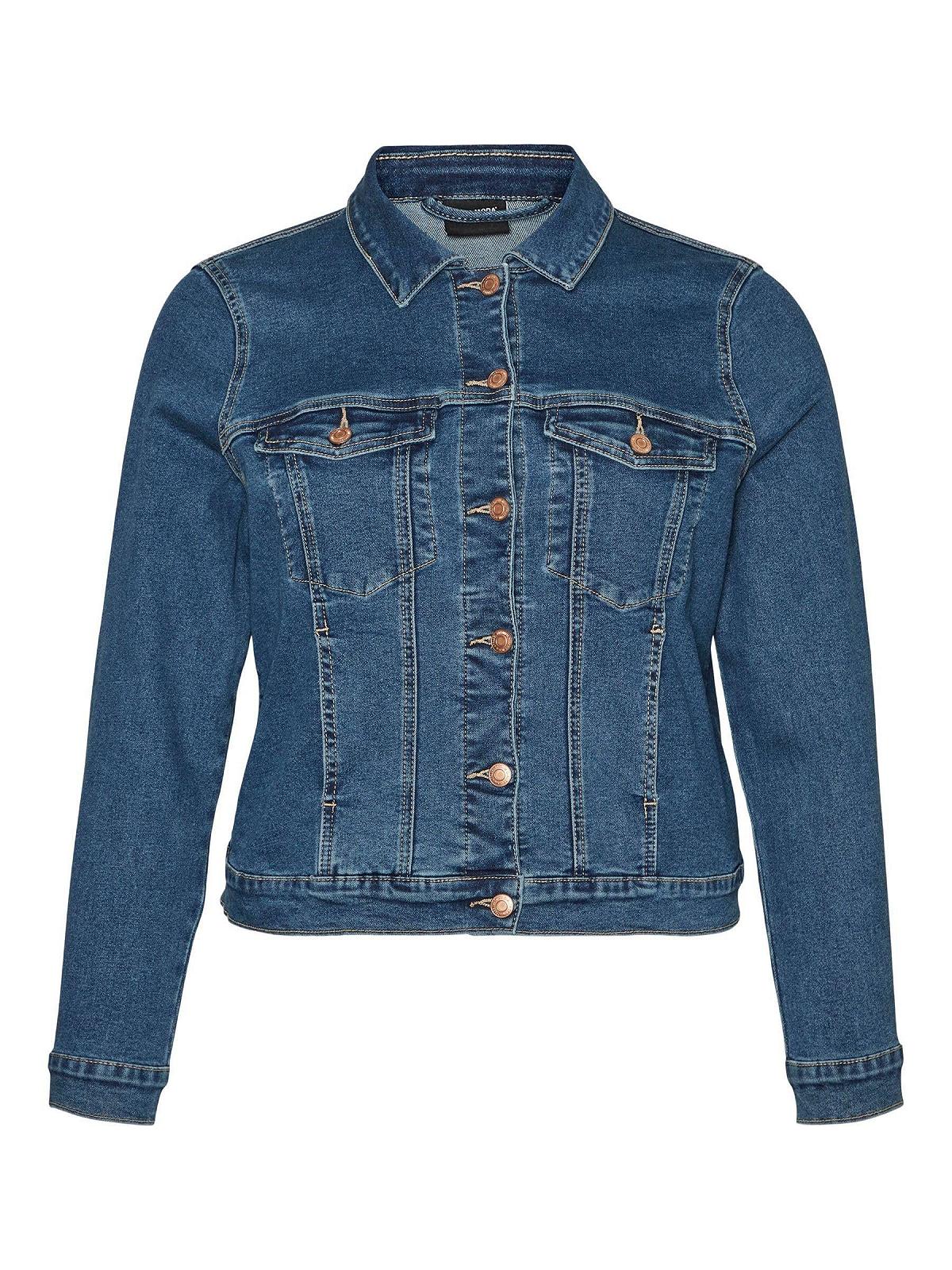 Куртка VERO MODA Vmruna Ls Slim DNM Jck Mix Ga Cur Noos, фото №2