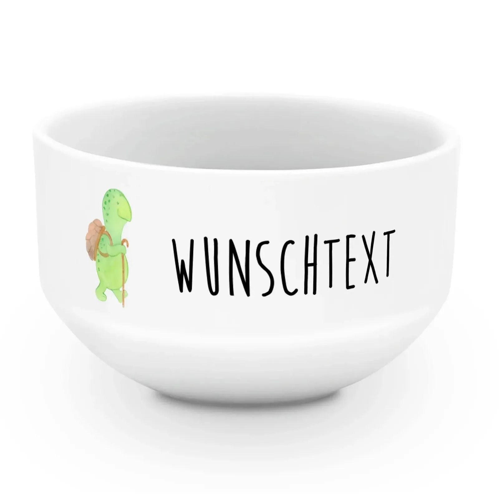 Миска для хлопьев Mr. & Mrs. Panda Персонализированная Черепаха Путешественник, фото №1