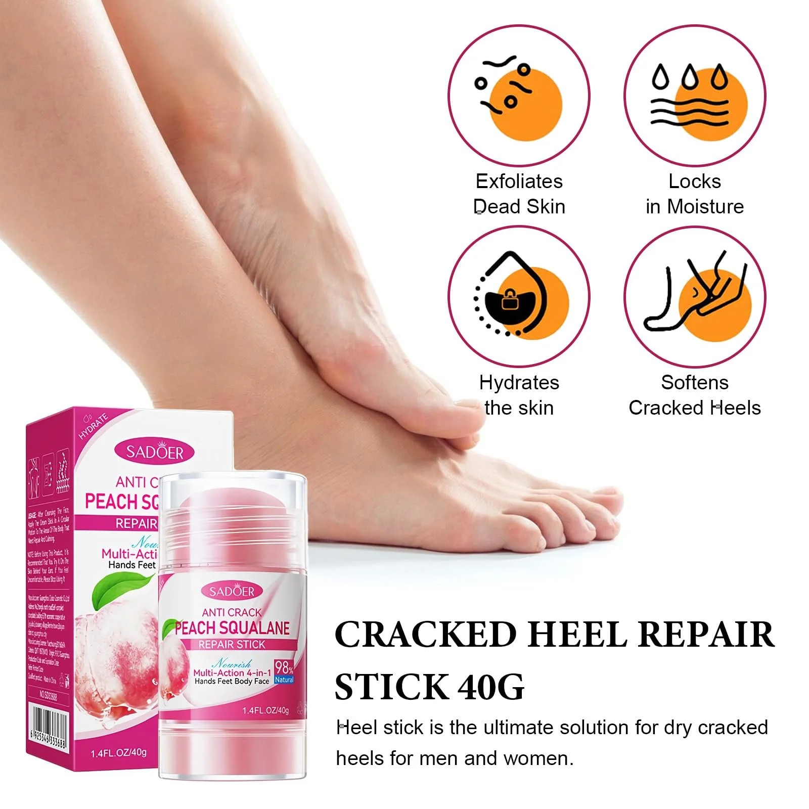 Крем для ног Набор 2 шт. для очень сухой кожи увлажняющий против трещин, фото №2