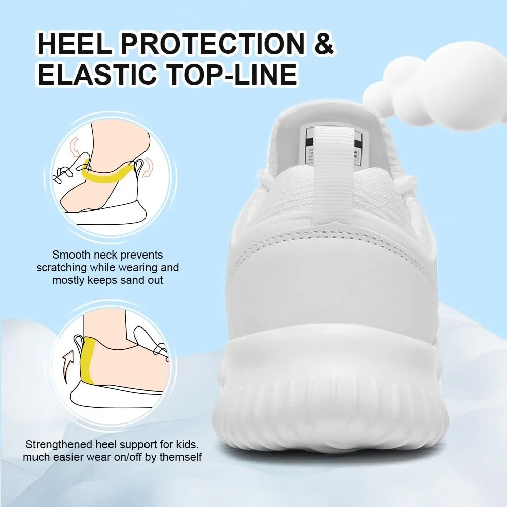 Дитячі Кросівки nerteo для хлопчиків та дівчаток для тенісу, для приміщень, для хайкінгу, для бігу, спортивні, фото №4