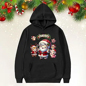 Рождественская толстовка Generisch с рождественским мотивом synthetic.ua - Фото 1