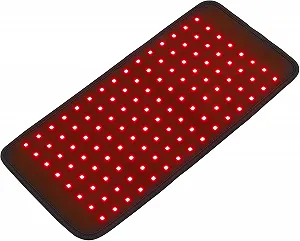 Терапевтический коврик светодиодный VEVOR BRL-1120 / 660нм+850нм / 120 LED / 15 Вт / Черный synthetic.ua - Фото 1