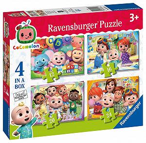 Пазл Ravensburger Cocomelon 4 в 1 12, 16, 20, 24 елементи - Фото 1