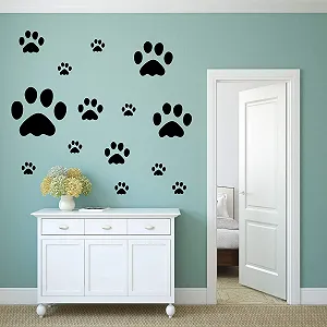 Наклейки на стіну Klebe-Drauf Лапи Набір 12 шт. synthetic.ua - Фото 1