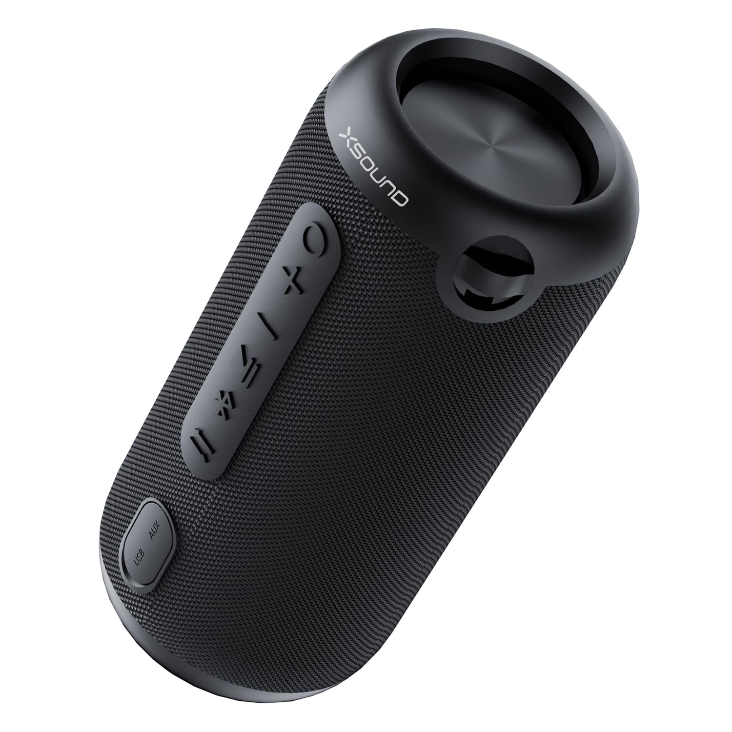 Колонка Bluetooth XSOUND FunPlay 24W Бездротова Додатковий Бас 24ч Батарея IPX7 Водостійкий Матово-чорний, фото №1