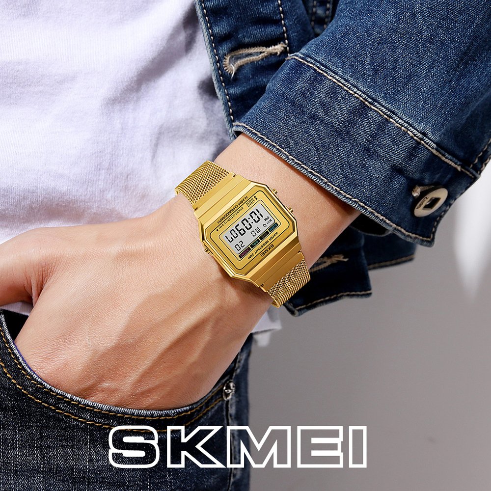 Годинник Skmei 1660GD Золотий, фото №3