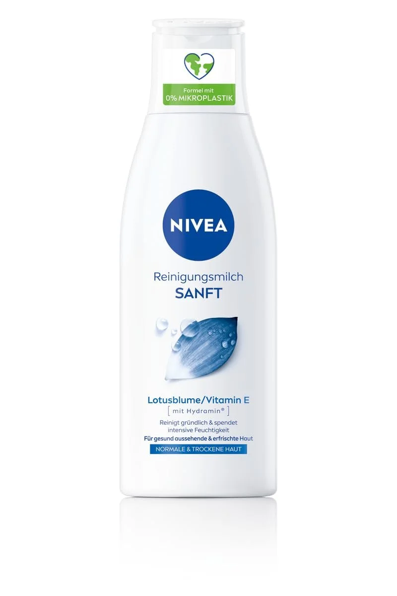 Молочко для зняття макіяжу NIVEA Sanft для нормальної та сухої шкіри, 200 мл, фото №1