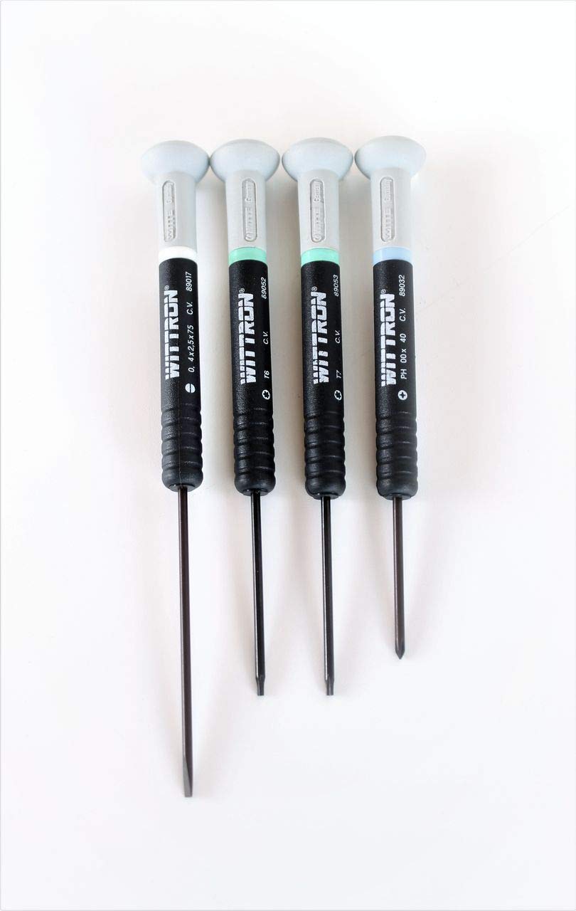 Набор отверток WITTRON 4 шт. Крестовые Шлицевые Торсовые Прецизионный Набор Профессиональный, фото №1