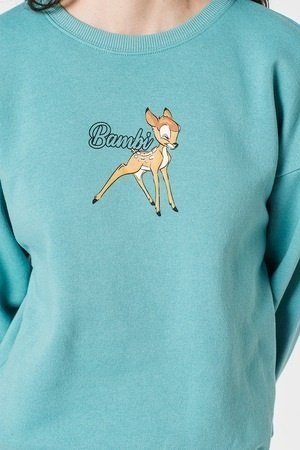 Худі ONLDISNEY LIFE L/S BAMBI BOX SWT 15250089-Dusty Turquoise-Print:BAMBI ONLY Бірюзовий S, фото №3